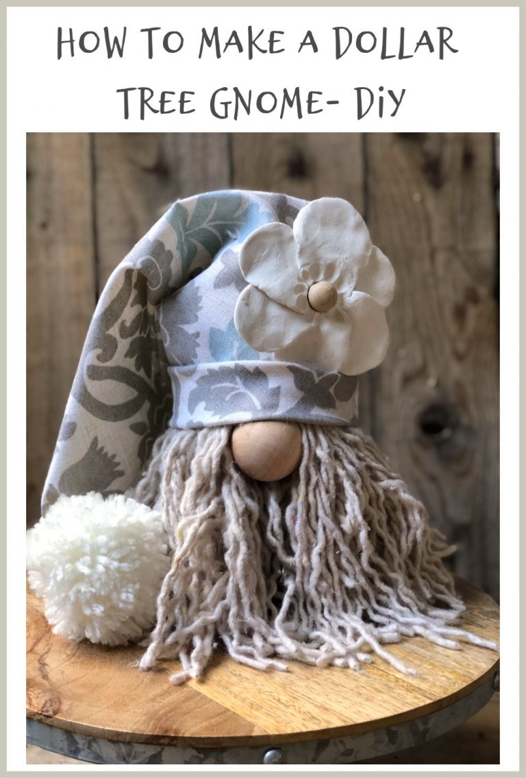 How to make Adorable Dollar Tree Gnome DIY · Just That Perfect Piece