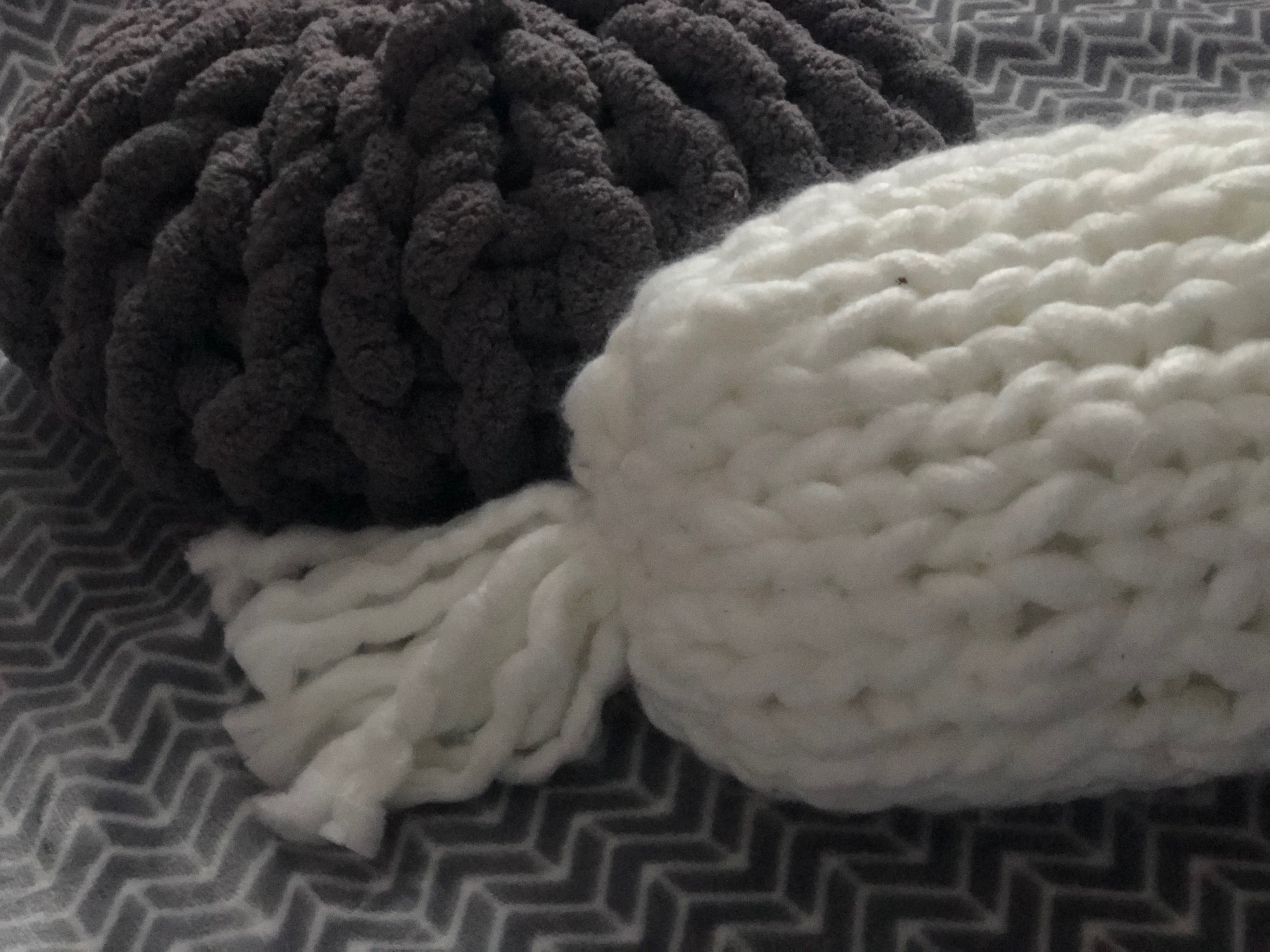 Chunky Yarn Accent Pillow DIY · Just That Perfect Piece
