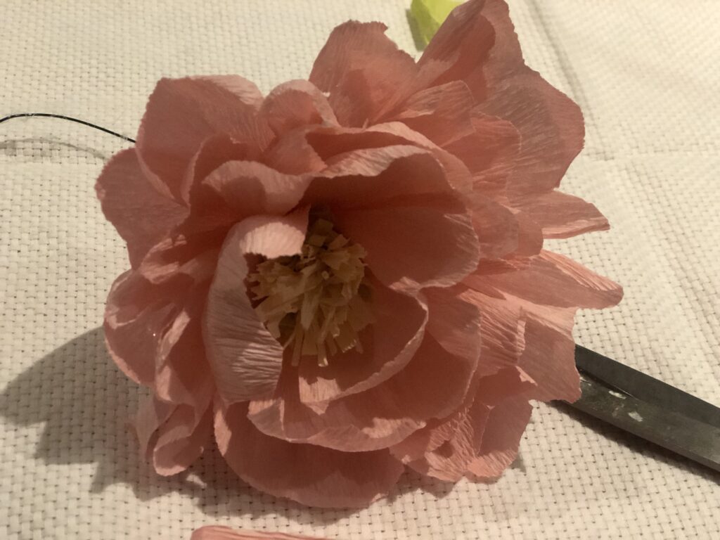 Crepe Paper Peonies · Just That Perfect Piece