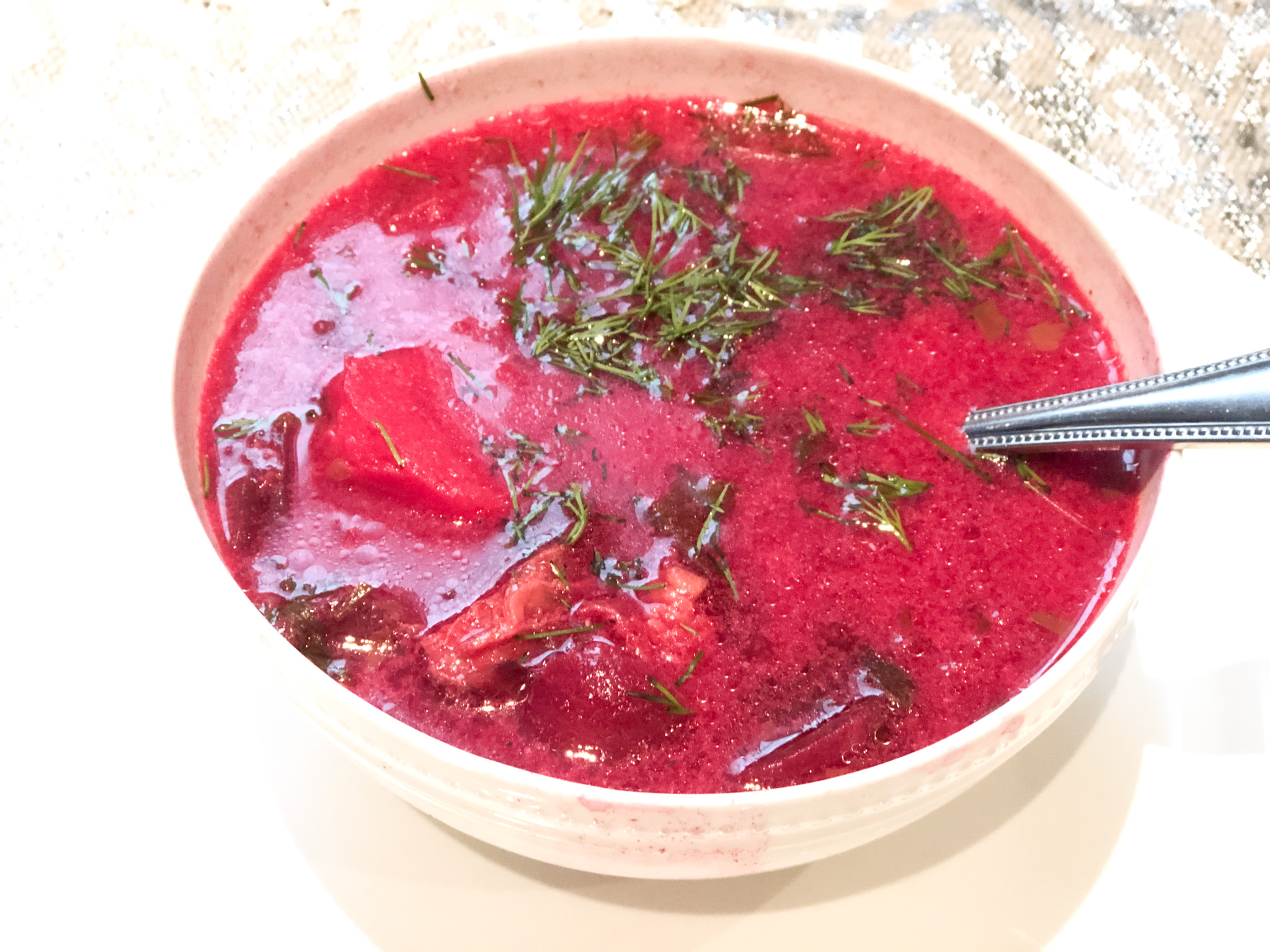 Vegetarian Red Beet Soup - Momma Chef