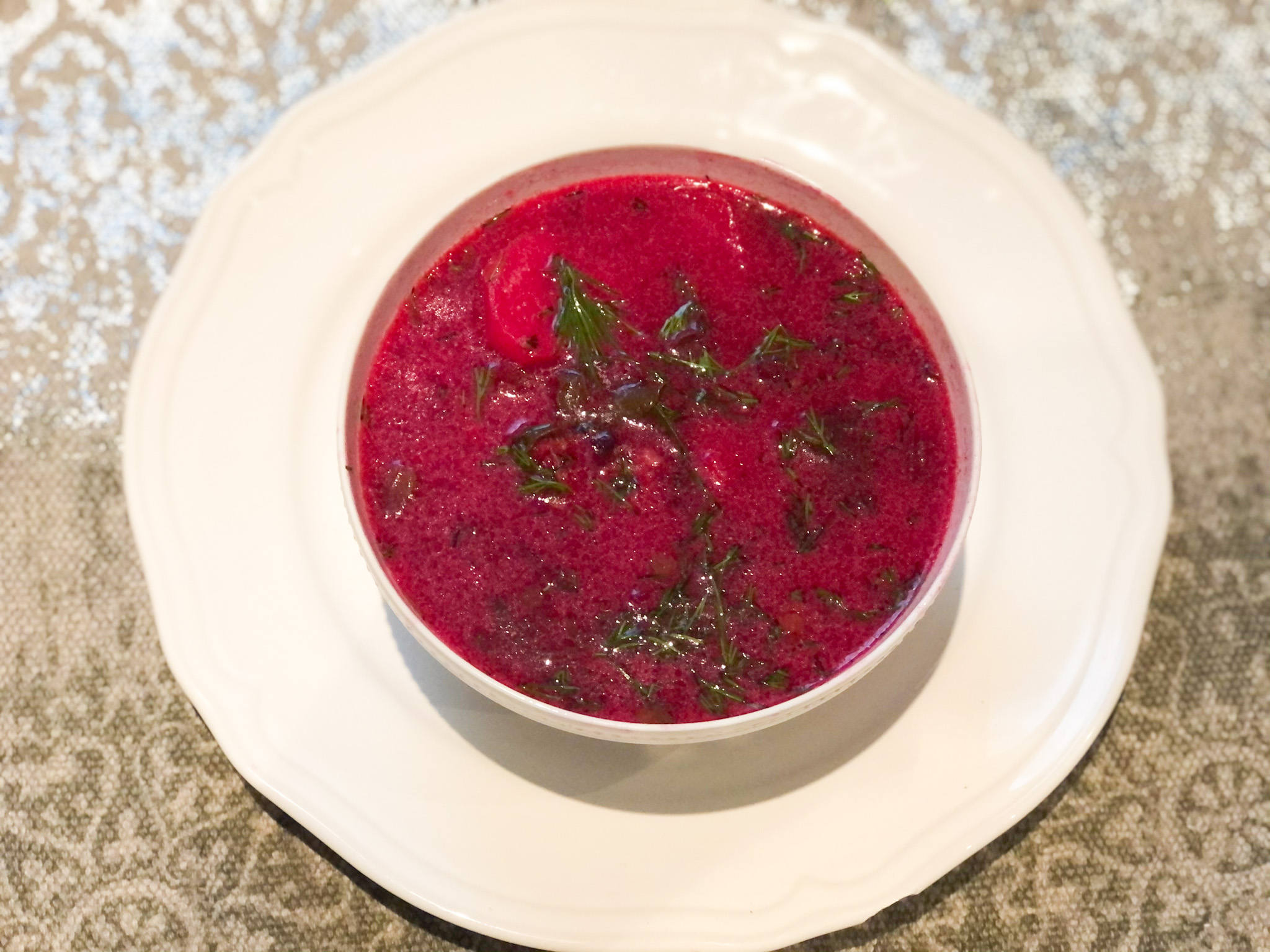 Delicious Polish Beet Soup - My Momma Red Borscht Recipe · Just That ...