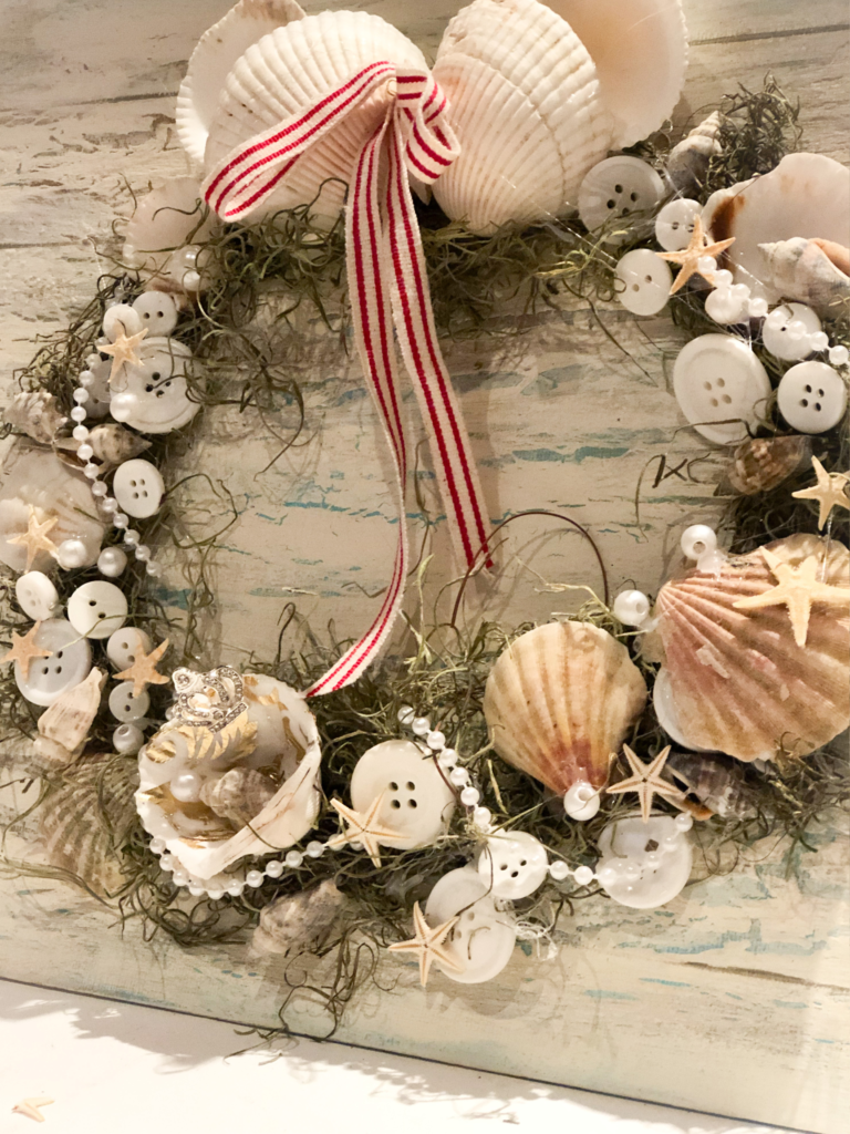 Coastal Wreath Wall Idea · Just That Perfect Piece